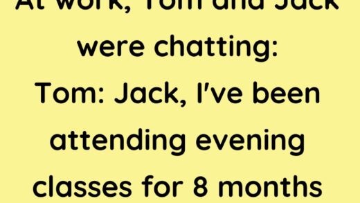 Tom and Jack were chatting