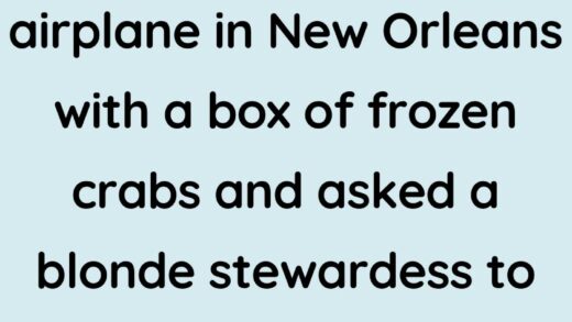 A lawyer boarded an airplane in New Orleans