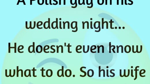 A Polish guy on his wedding night...