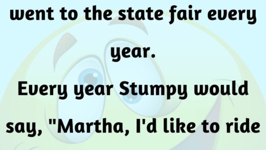 Wife Martha went to the state fair