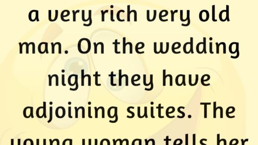 Young women marries a very rich