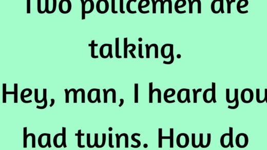 Two policemen are talking